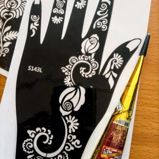 Henna Paste + Stencil Combo deal