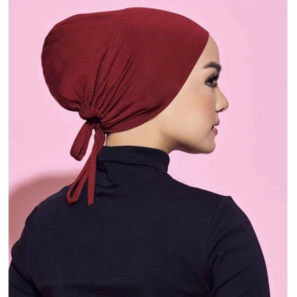 Adjustable Tie-Back Bonnet Hijab – Modest Undercap for Secure and Comfortable Wear